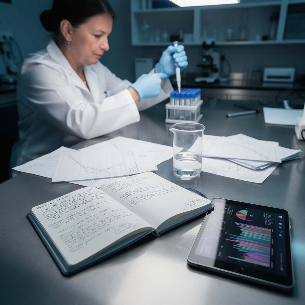Lead scientist in laboratory
