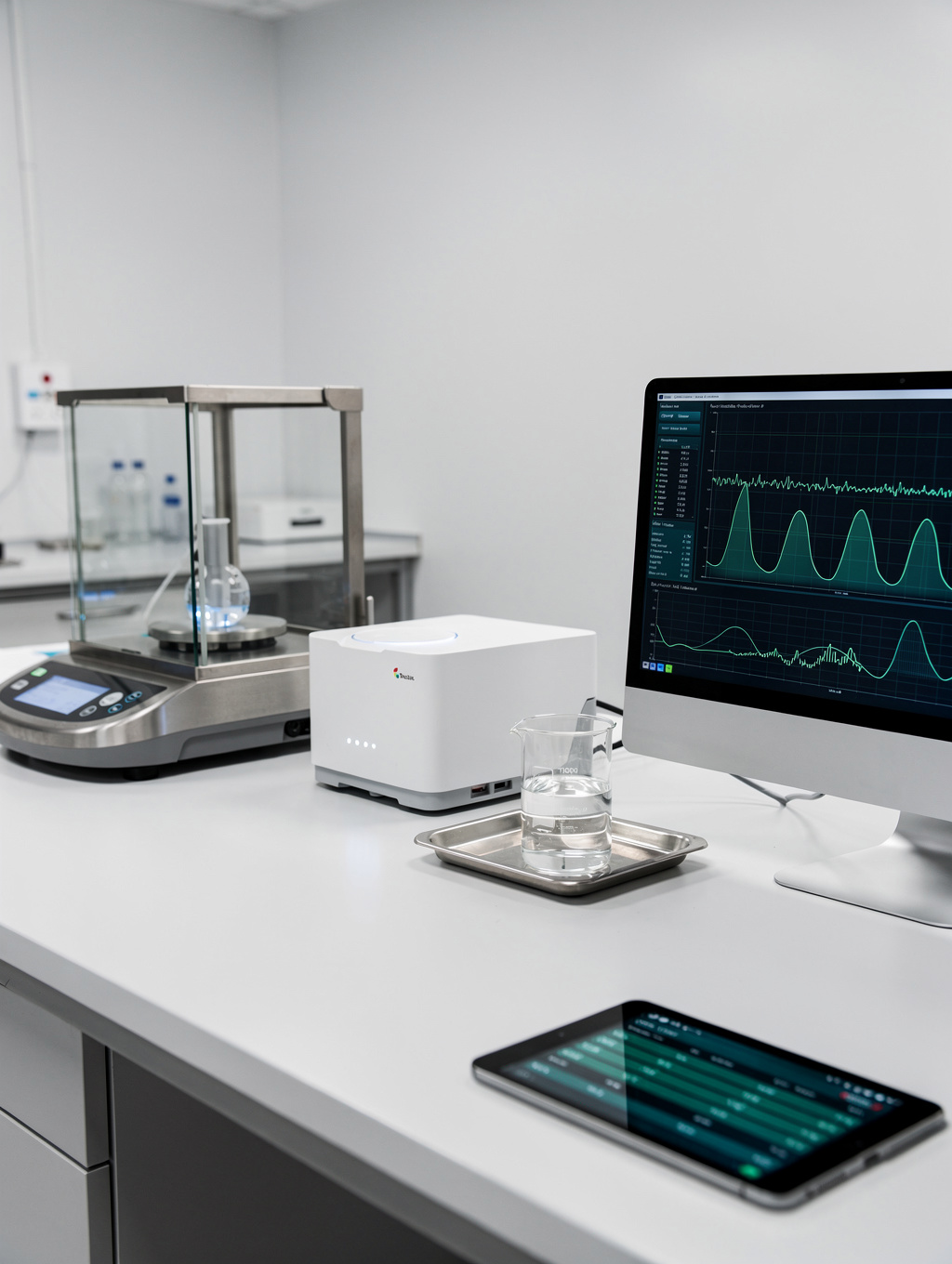 Laboratory equipment used for testing plant extracts