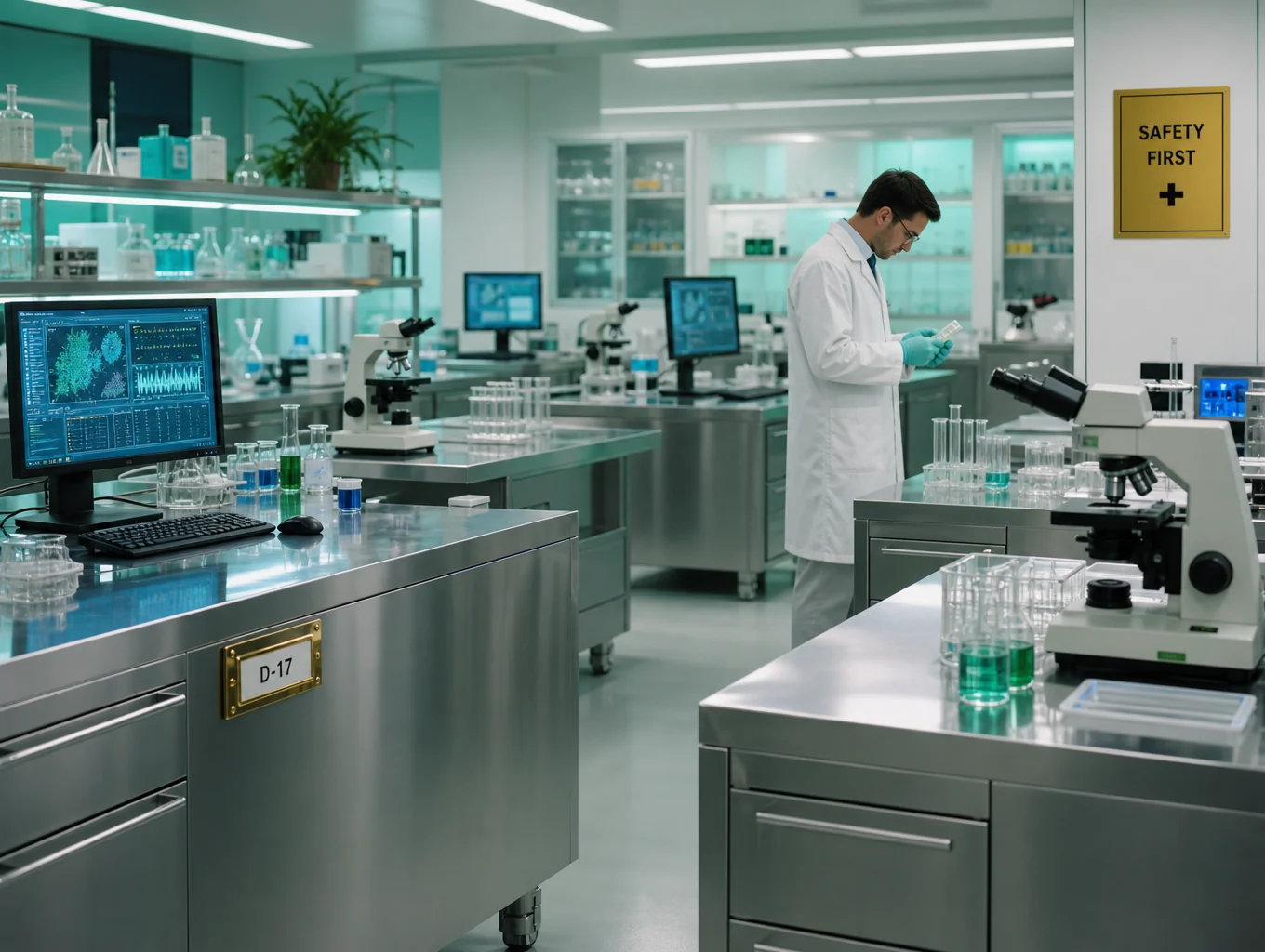 Modern sterile laboratory environment